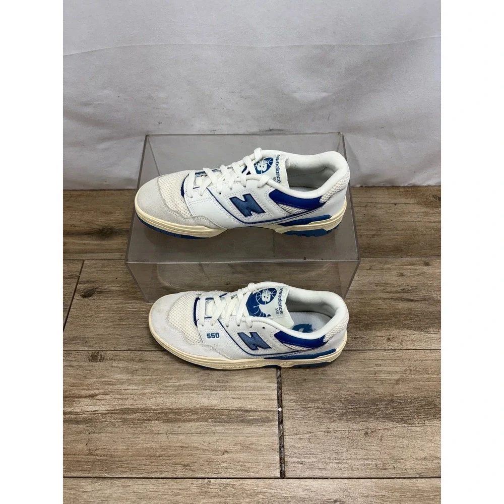 New Balance 550 Mens GS550CP White Blue Casual Sneakers Shoes‎ Size 6